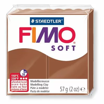 Gyurma, 57 g, égethető, FIMO "Soft", karamell 0,057 kg