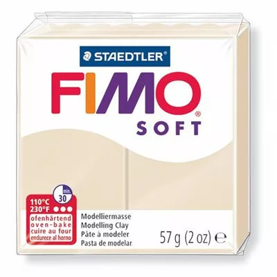 Gyurma, 57 g, égethető, FIMO "Soft", szahara 0,057 kg