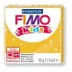Gyurma, 42 g, égethető, FIMO "Kids", glitteres arany 0,042 kg