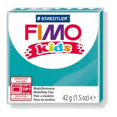 Gyurma, 42 g, égethető, FIMO "Kids", türkiz 0,042 kg