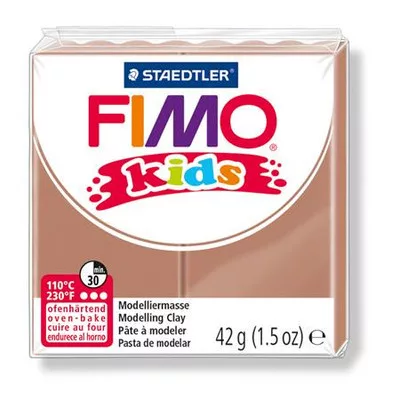 Gyurma, 42 g, égethető, FIMO "Kids", világosbarna 0,042 kg