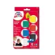 Gyurma készlet, 6x42 g, égethető, FIMO "Kids Color Pack", 6 alapszín 0,252 kg