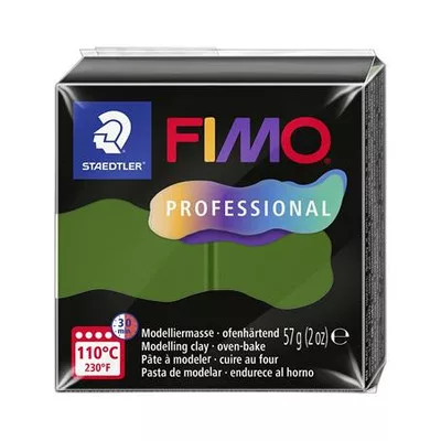 Gyurma, 57 g, égethető, FIMO "Professional", levélzöld 0,057 kg