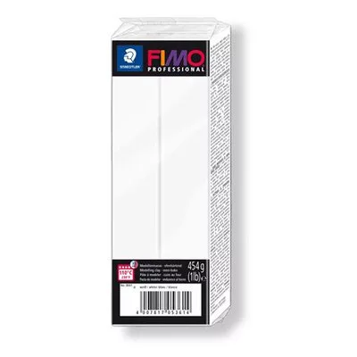 Gyurma, 454 g, égethető, FIMO "Professional" fehér 0,454 kg