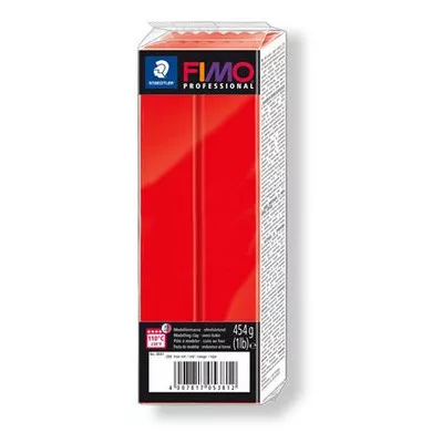 Gyurma, 454 g, égethető, FIMO "Professional", piros 0,454 kg