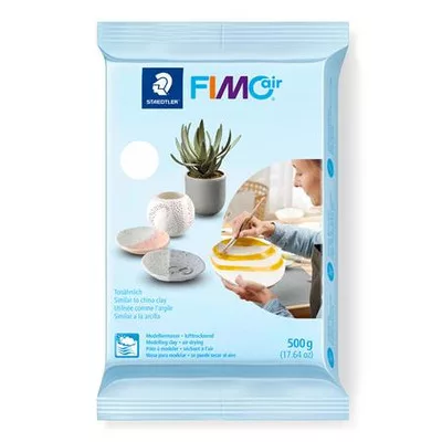 Gyurma, 500 g, levegőre száradó, FIMO "Air Basic", fehér 0,5 kg