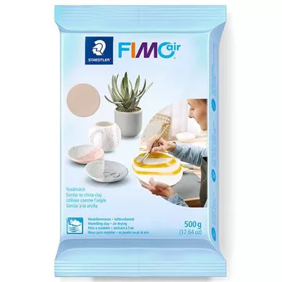 Gyurma, 500 g, levegőre száradó, FIMO "Air Basic", bőrszín 0,5 kg
