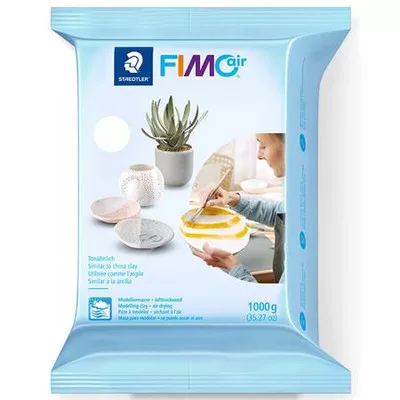 Gyurma, 1000 g, levegőre száradó, FIMO "Air Basic", fehér 1 kg
