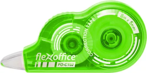 Hibajavító roller, 5 mm x 8 m, FLEXOFFICE "FO-CT02", vegyes színek (szín nem választható) 1 db