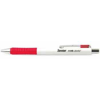   Golyóstoll, 0,4 mm, nyomógombos, FLEXOFFICE "Senior", piros 1 db