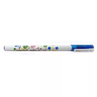 Golyóstoll, 0,3 mm, kupakos, FLEXOFFICE "Monstar", kék 50 db