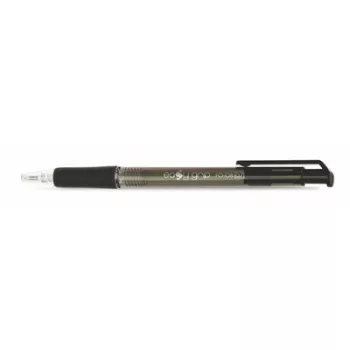   Golyóstoll, 0,4 mm, nyomógombos, FLEXOFFICE "EasyGrip", fekete 12 db