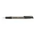 Golyóstoll, 0,4 mm, nyomógombos, FLEXOFFICE "EasyGrip", fekete 12 db