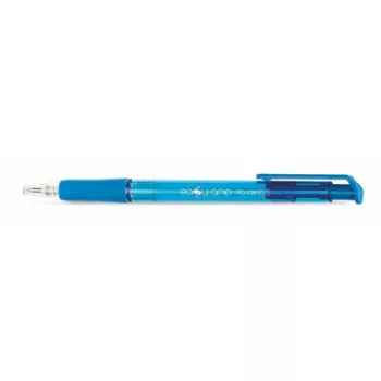   Golyóstoll, 0,4 mm, nyomógombos, FLEXOFFICE "EasyGrip", kék 12 db