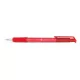 Golyóstoll, 0,4 mm, nyomógombos, FLEXOFFICE "EasyGrip", piros 12 db