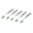 Szövegkiemelő, 1-4 mm, FLEXOFFICE "HL05 Eco Style", zöld 1 db