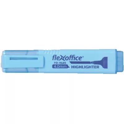 Szövegkiemelő, 1-4 mm, FLEXOFFICE "HL05", kék 1 db