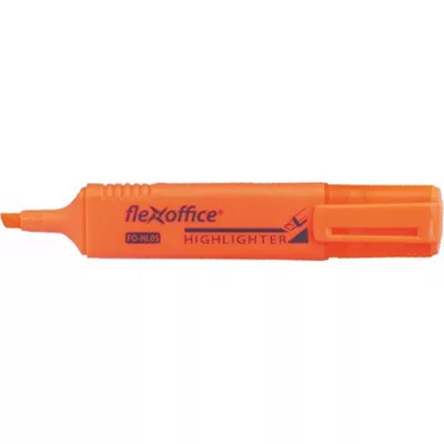 Szövegkiemelő, 1-4 mm, FLEXOFFICE "HL05", narancs 1 db
