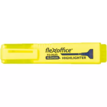   Szövegkiemelő, 1-4 mm, FLEXOFFICE "HL05", sárga 1 db