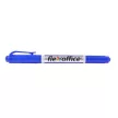 Alkoholos marker, 0,4/1,0 mm, kúpos, kétvégű, FLEXOFFICE "PM01", kék 1 db