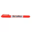 Alkoholos marker, 0,4/1,0 mm, kúpos, kétvégű, FLEXOFFICE "PM01", piros 1 db