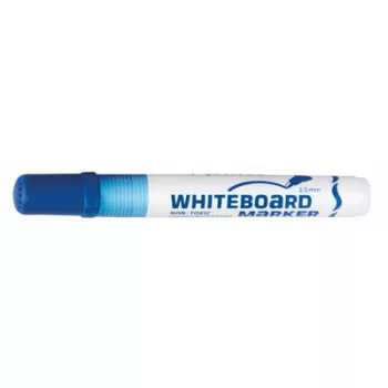   Táblamarker, 2,5 mm, kúpos, FLEXOFFICE "WB02", kék