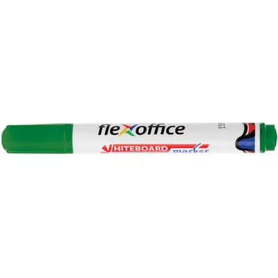 Táblamarker, 2,5 mm, kúpos, FLEXOFFICE "WB03", zöld