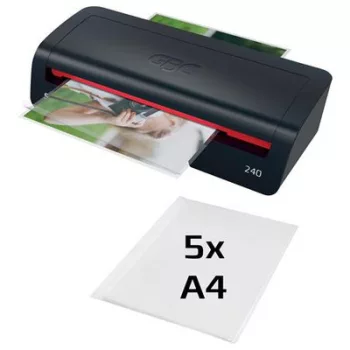   Laminálógép, A4, 75-125 mikron, GBC "240 Home Office" 1 db