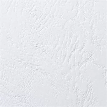   Hátlap, A4, 250 g, bőr mintázat, GBC "LeatherGrain", fehér 100 db