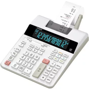   Számológép, szalagos, 12 számjegy, 2 színű nyomtató, CASIO "FR-2650 RC" 1 db
