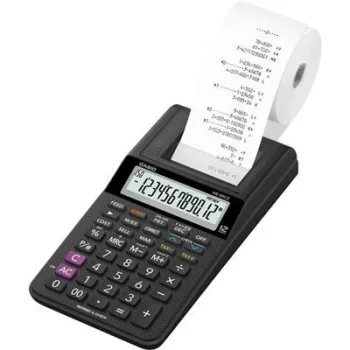   Számológép, szalagos, 12 számjegy, 1 színű nyomtató, CASIO "HR-8RCE" 1 db
