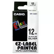 Feliratozógép szalag, 12 mm x 8 m, CASIO, fehér-fekete 1 db