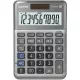 Számológép, asztali, 10 számjegy, CASIO "MS-100 FM", szürke 1 db