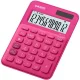 Számológép, asztali, 12 számjegy, CASIO, "MS 20 UC", magenta 1 db
