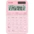 Számológép, asztali, 12 számjegy, CASIO, "MS 20 YC", világos rózsaszín 1 db