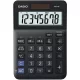 Számológép, asztali, 8 számjegy, CASIO "MS-8 F", fekete 1 db