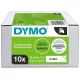 Feliratozógép szalag készlet, 12 mm x 7 m, DYMO "D1", fehér-fekete 10 db