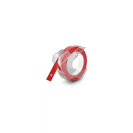 Feliratozógép szalag, 9 mm x 3 m, DYMO "3D", piros 1 db