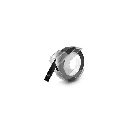 Feliratozógép szalag, 9 mm x 3 m, DYMO "3D", fekete 1 db
