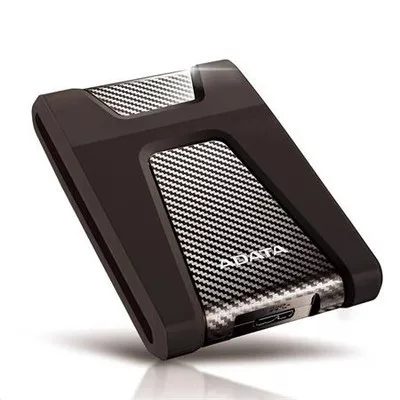 2,5" HDD (merevlemez), 2TB, USB 3.2 Gen1, ütésálló, ADATA "HD650", fekete 1 db