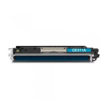   HP -hez, CE311A / CF351 (Nr.126) C cián UTÁNGYÁRTOTT TONER (~1000 oldal)