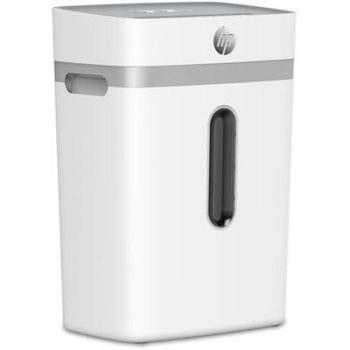   Iratmegsemmisítő, konfetti, 12 lap, HP "Oneshred 12CC", világosszürke