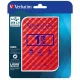 2,5" HDD (merevlemez), 1TB, USB 3.0, VERBATIM "Store n Go", piros 1 db