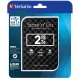 2,5" HDD (merevlemez), 2TB, USB 3.0, VERBATIM "Store n Go", fekete 1 db