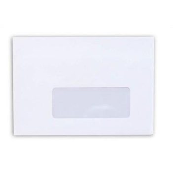   Boríték,  1000 DB -  LC6, öntapadó, jobb ablakos, VICTORIA PAPER