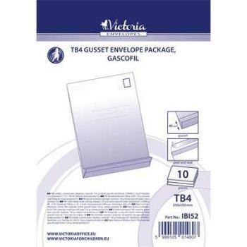   Redős-talpas tasak csomag, TB4, szilikonos, 40 mm talp, VICTORIA PAPER, barna gascofil