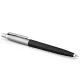 Golyóstoll, 0,7 mm, ezüst színű klip, fekete tolltest, PARKER "Royal Jotter Originals", kék 1 db