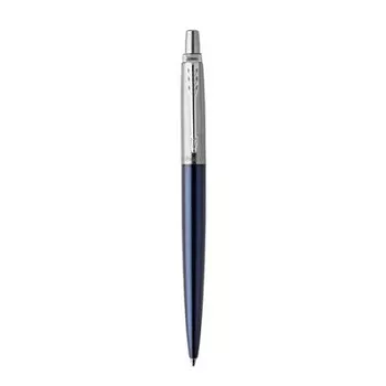   Golyóstoll, 0,7 mm, ezüst színű klip, royal kék tolltest, PARKER, "Royal Jotter", kék 1 db