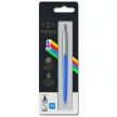 Golyóstoll, 0,7 mm, ezüst színű klip, kék tolltest, PARKER "Royal Jotter Originals", kék 1 db