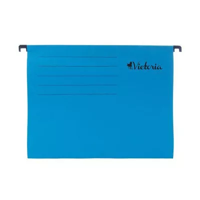 Függőmappa, karton, A4, VICTORIA OFFICE, kék 25 db
